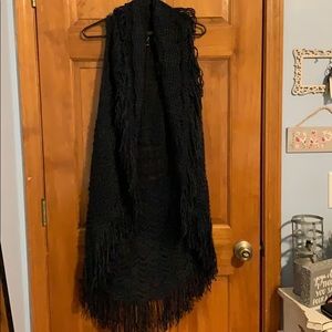 Sweater cardigan/cover up. Navy blue